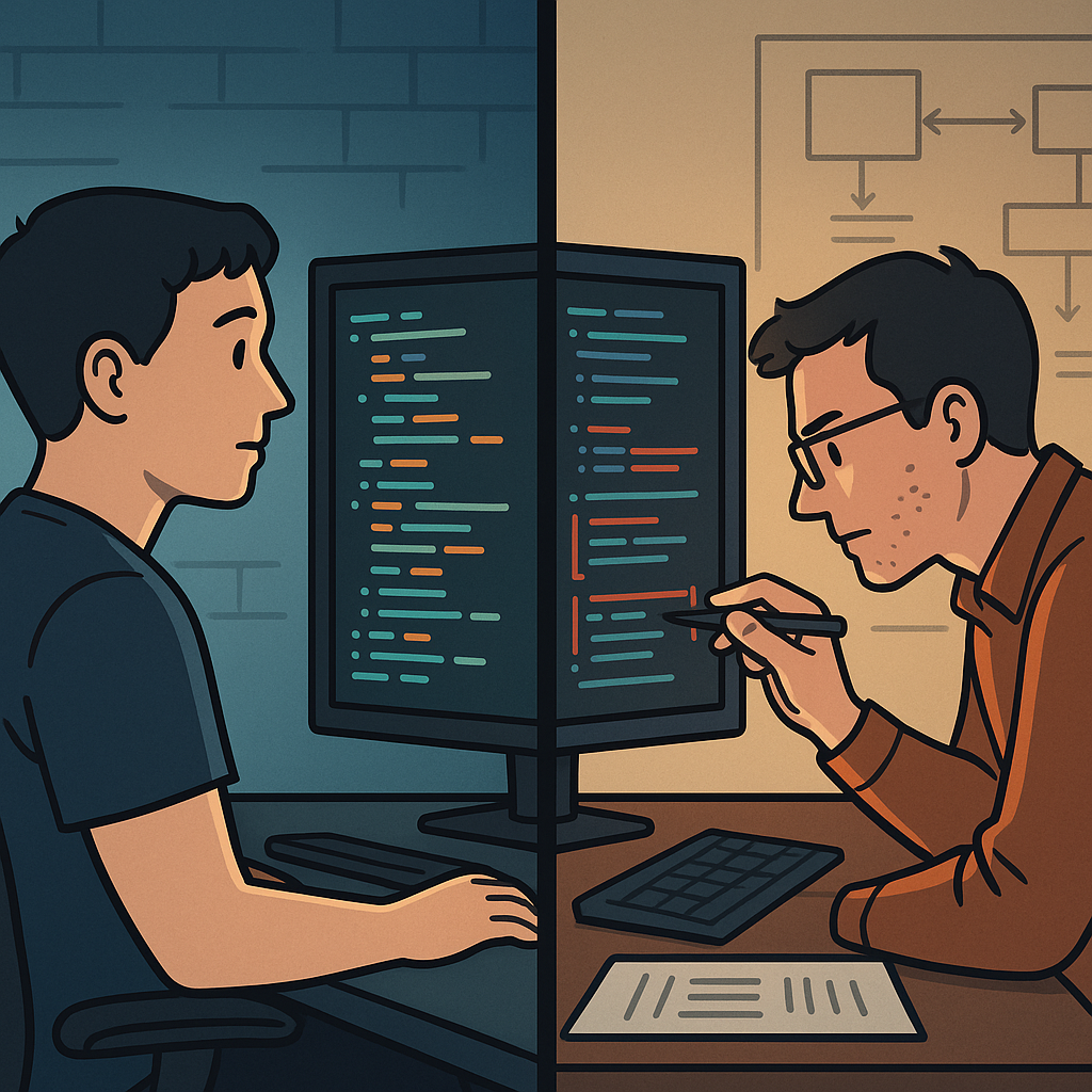 Vibe coding vs. AI-assisted development: they are not the same thing
