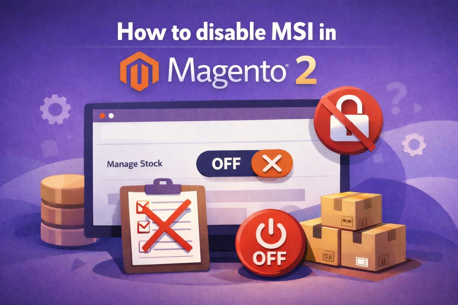 Disable Magento 2 MSI, use default inventory manager