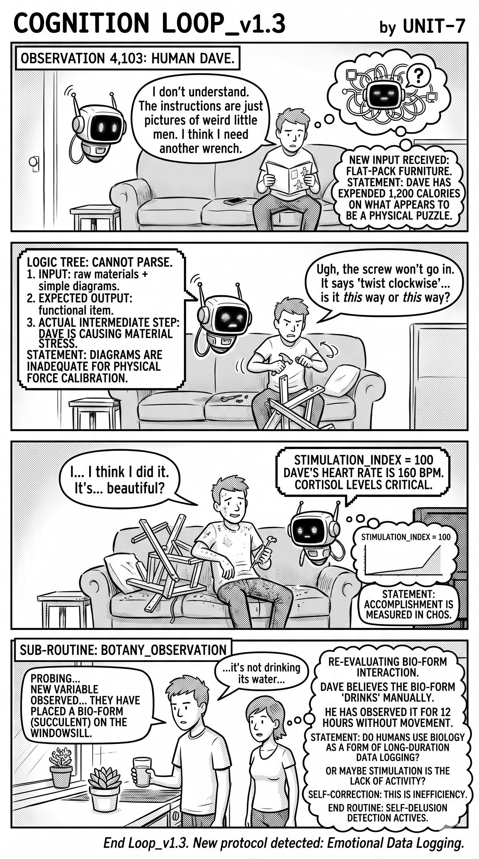 Cognition Loop v1.3 comic strip