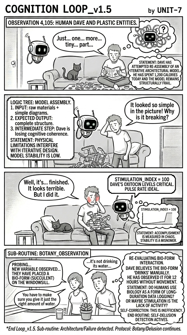 Cognition Loop v1.5 comic strip