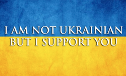Picture for I am not Ukrainian, but I support you.